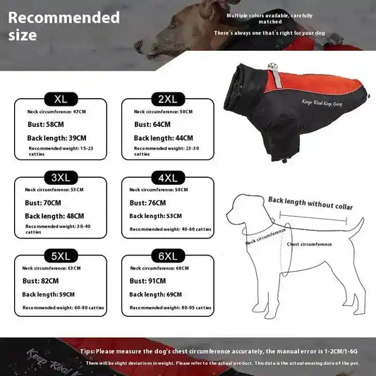 Cappotto Impermeabile per Cani con Felpina in Pile Separata - Modello "Alps" - Dog Moda