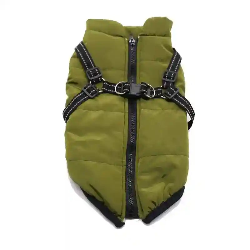Cappotto impermeabile per Cani con Pettorina - Modello "Basic" - Dog Moda