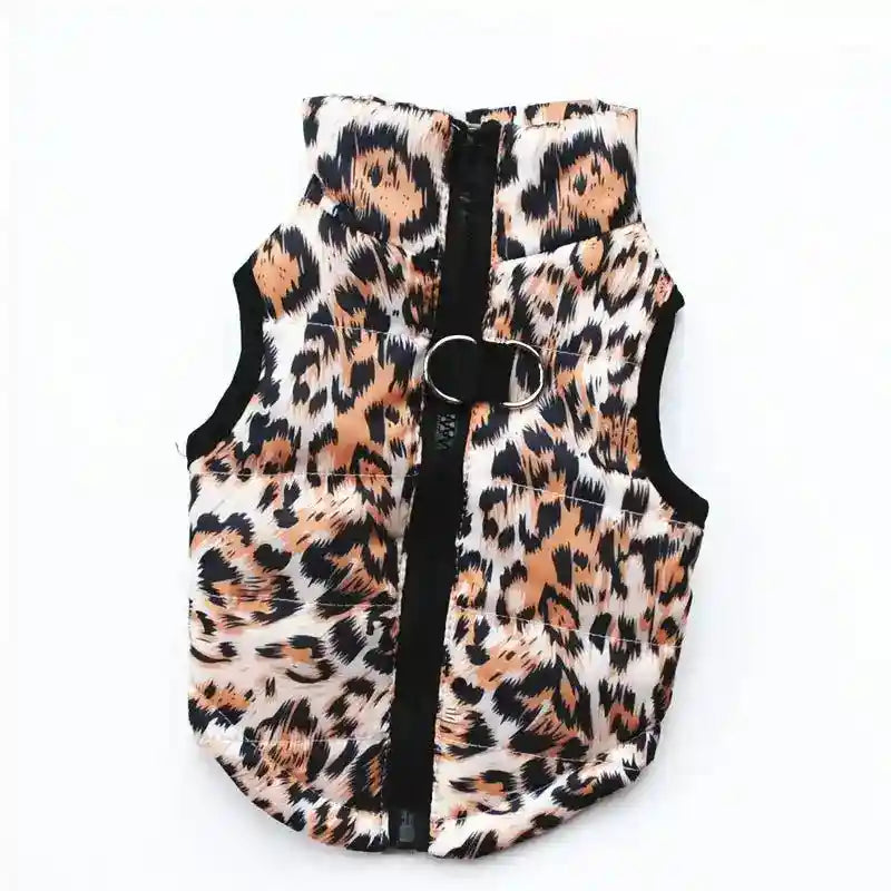 Cappotto Smanicato per Cani con Chiusura a Cerniera – Modello "Star" - Dog Moda