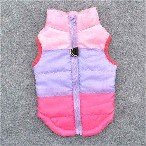Cappotto Smanicato per Cani con Chiusura a Cerniera – Modello "Star" - Dog Moda