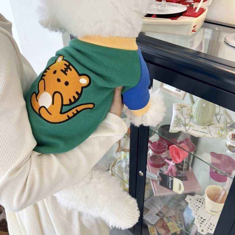 Maglia "Wild Pals" per Cani - Un Mondo di Amici sul Dorso - Dog Moda
