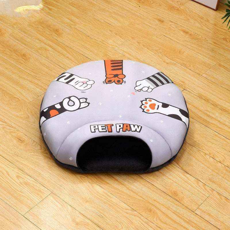 Cuccia Tonda Riscaldante per Cani e Gatti "Sunny" con USB
