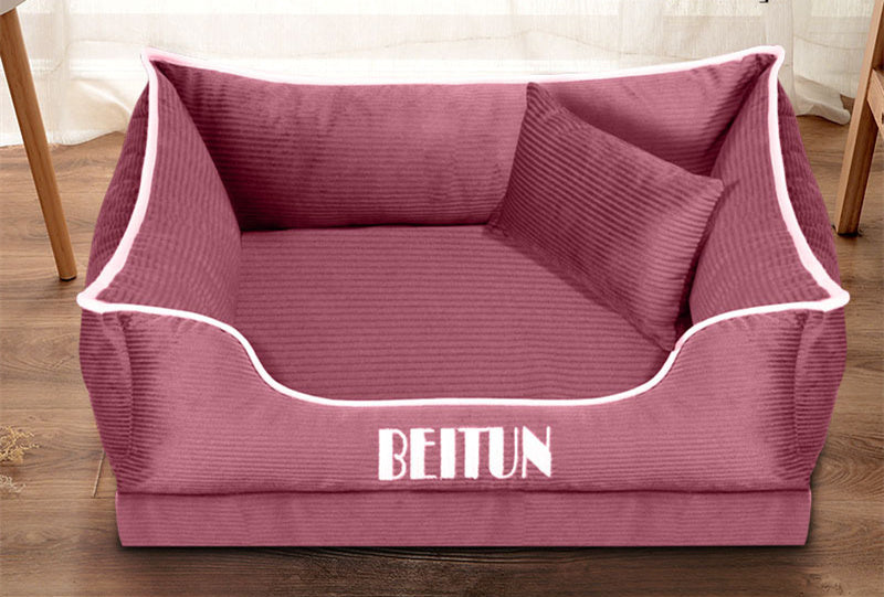 Cuccia per cani e gatti modello "Beitun" rettangolare – Comfort e stile per il tuo amico a quattro zampe