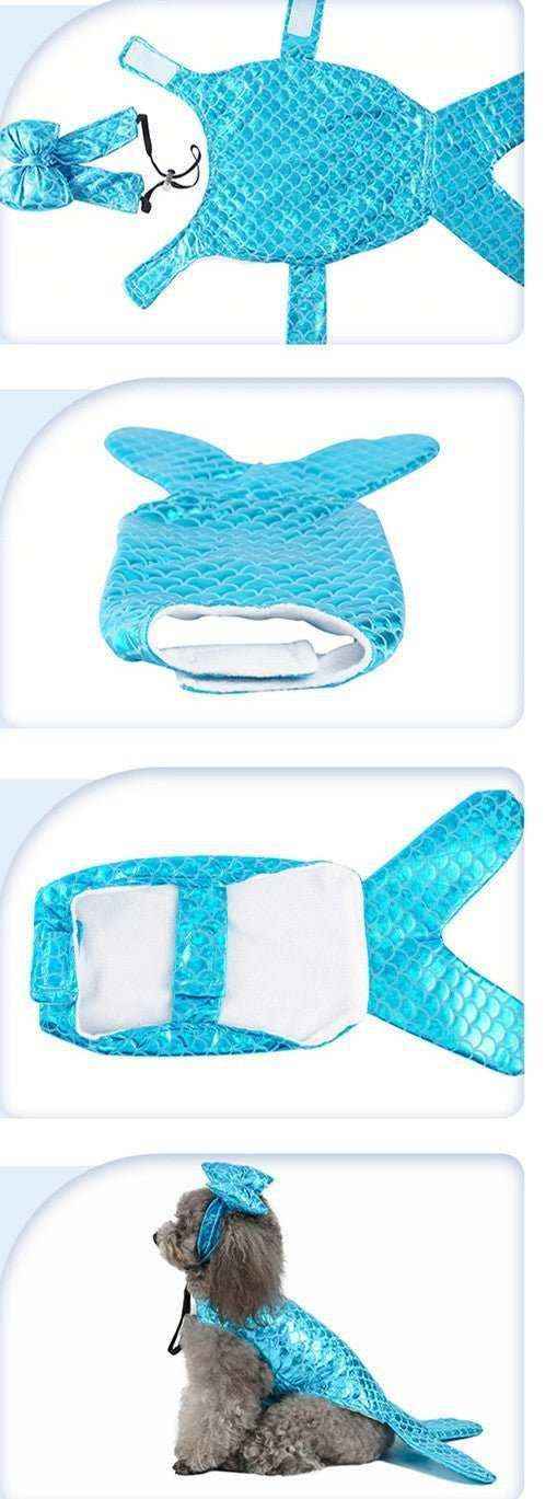 Costume per Cani Modello "Sirenetta" - Dog Moda