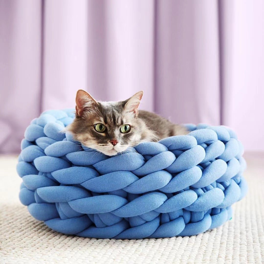 Cuccia per cani e gatti intrecciata "Knot" - Dog Moda