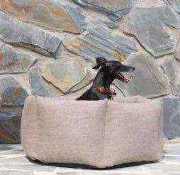 Cuccia per cani in tessuto esagonale: morbida e confortevole - Dog Moda