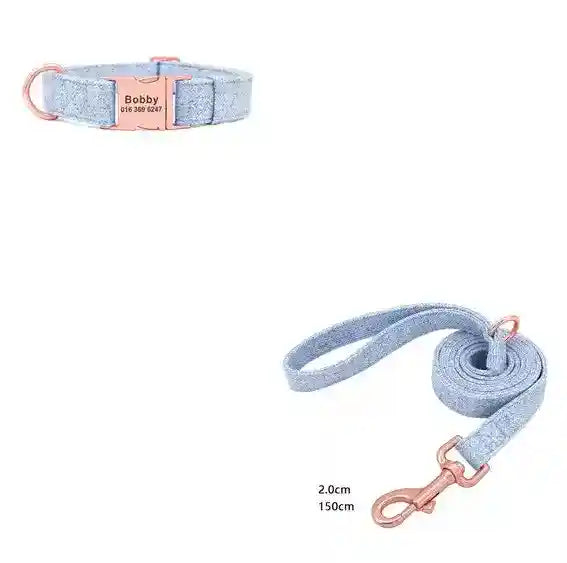 Collare Cane Personalizzato Candy con Nome e Numero – Regolabile by Dog Moda