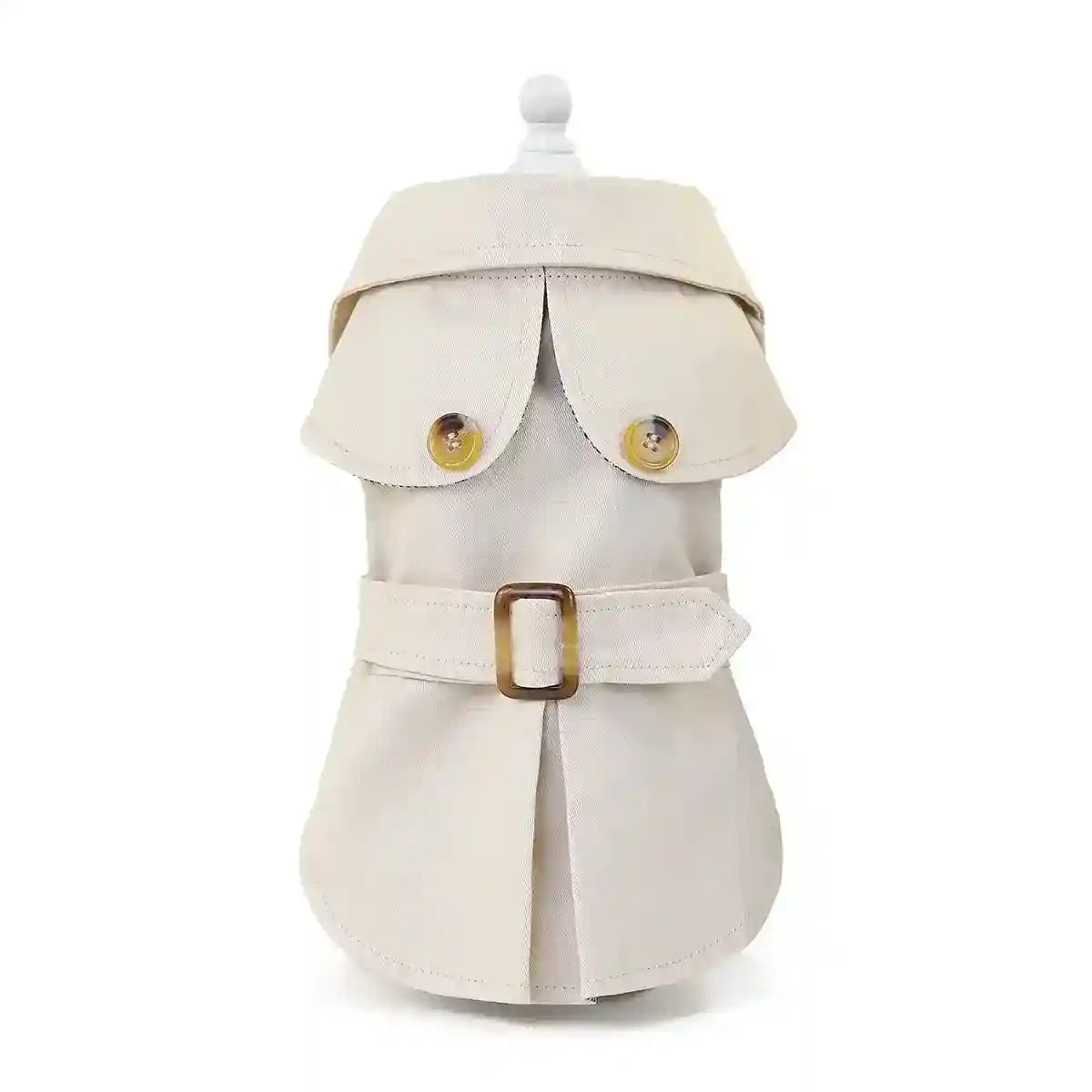 Cappotto leggero elegante per cani piccoli con bottoni e colletto by Dog Moda