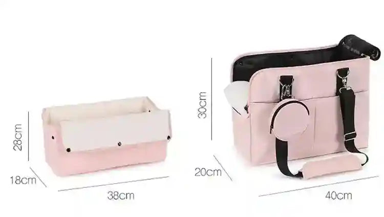 Borsa Trasportino per Cani con Tracolla "Paris" – Eleganza e Comfort in Movimento by Dog Moda