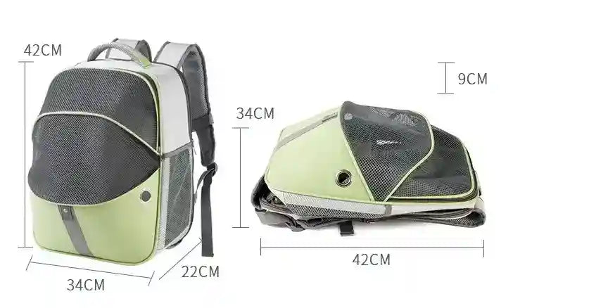 Zaino Trasportino "Exploit" per Cani e Gatti in Nylon Antigraffio by Dog Moda