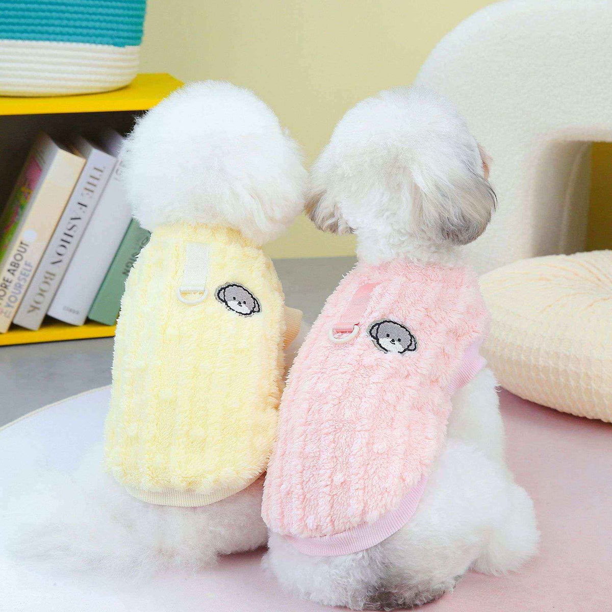 Maglia Coccolosa per Cani con Pettorina e Ricamo Maltese