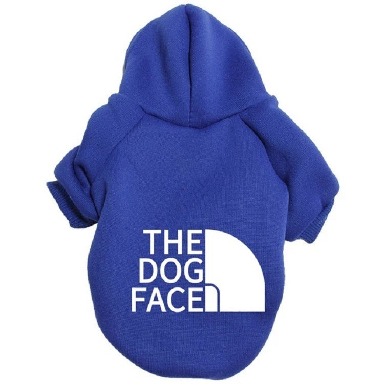 Felpa in Pile Sportiva "The Dog Face" con Cappuccio per Cani – Comfort e Stile per Ogni Taglia!