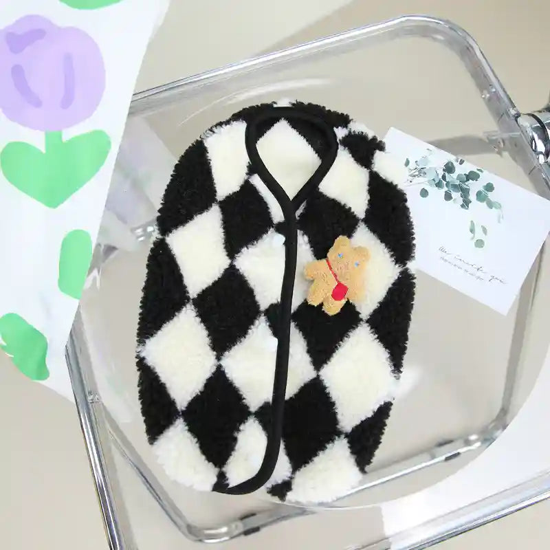 Cappotto Smanicato per Cani a Scacchi - Caldo e Morbido by Dog Moda
