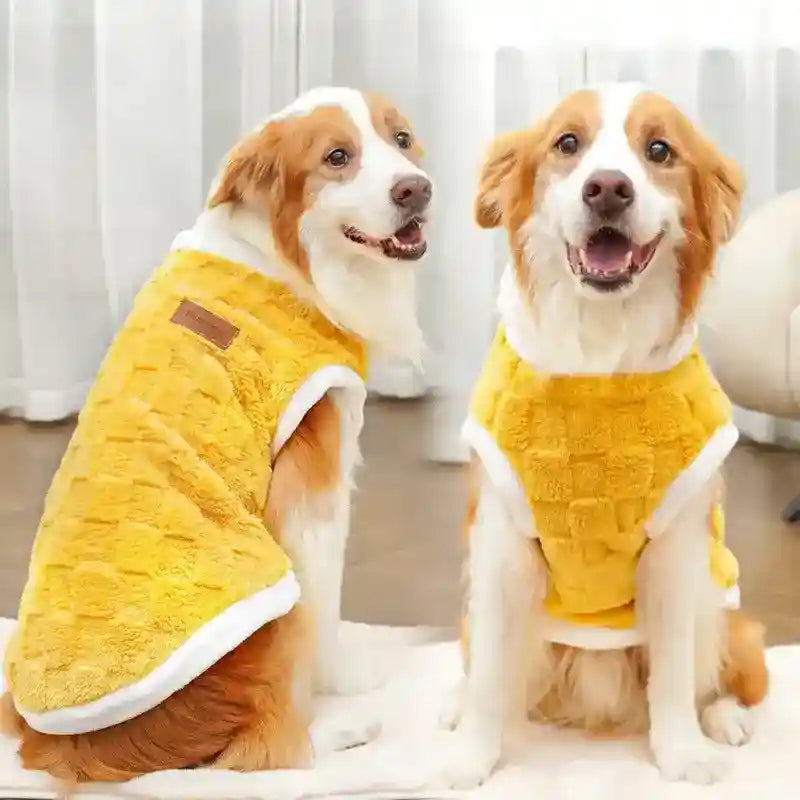 Maglia in Pile per Cani "Chess" a Scacchi in Vari Colori by Dog Moda