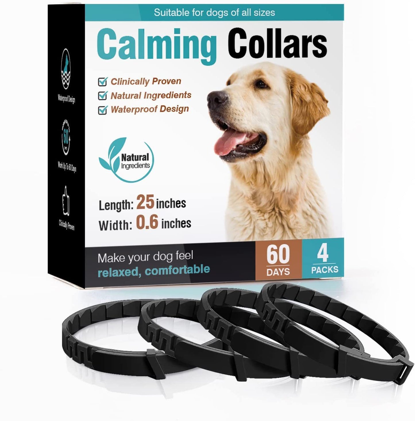 Natural Calming Collar Pet Soothing Calming Collar - Relief and Relaxation for Dogs and Cats