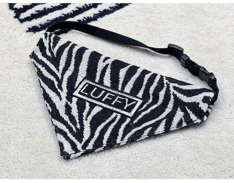 Bandana Personalizzata per Cani con Nome Fantasia Zebrata by Dog Moda