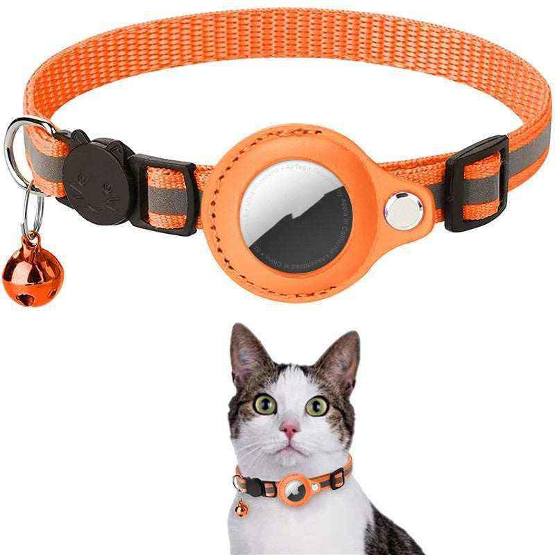 Collare Riflettente per Gatti e Cani con Alloggio AirTag Apple – Localizza il Tuo Animale in Sicurezza!