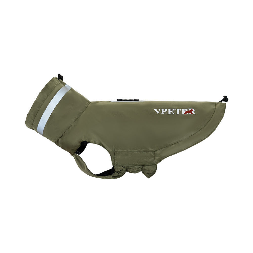 Impermeabile smanicato riflettente per cani Vpeter – S a 3XL