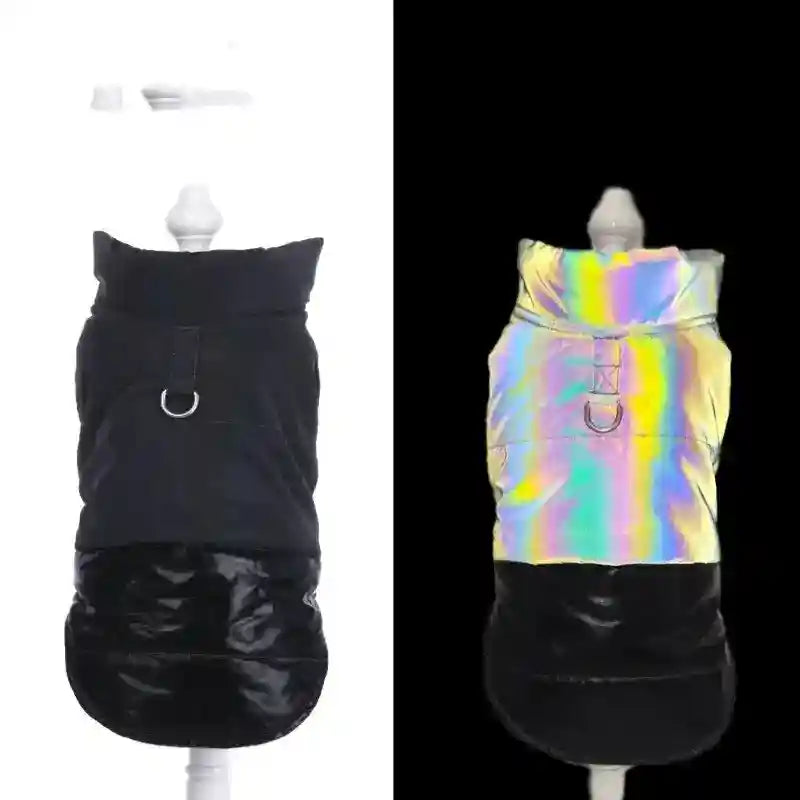 Cappotto per cani "Joy" riflettente impermeabile con anello | DogModa by Dog Moda