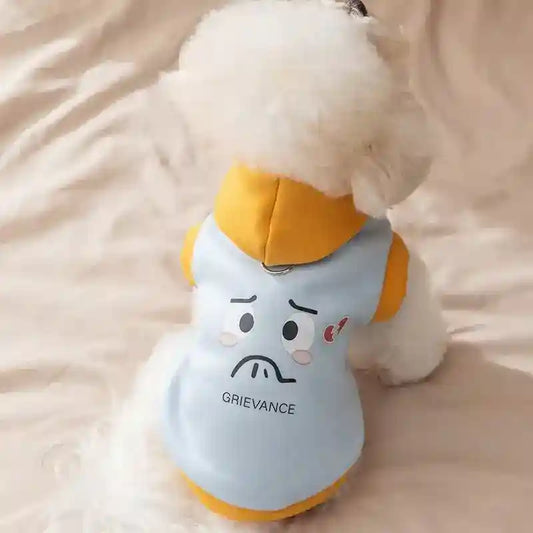 Felpa con Cappuccio Orsetto per Cani e Gatti - Calda by Dog Moda