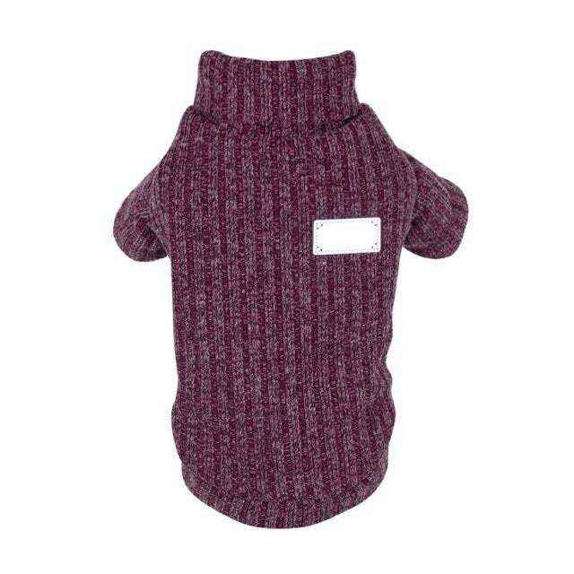 Maglione per Cani "Chic Dog" con Collo Alto Elasticizzato by Dog Moda