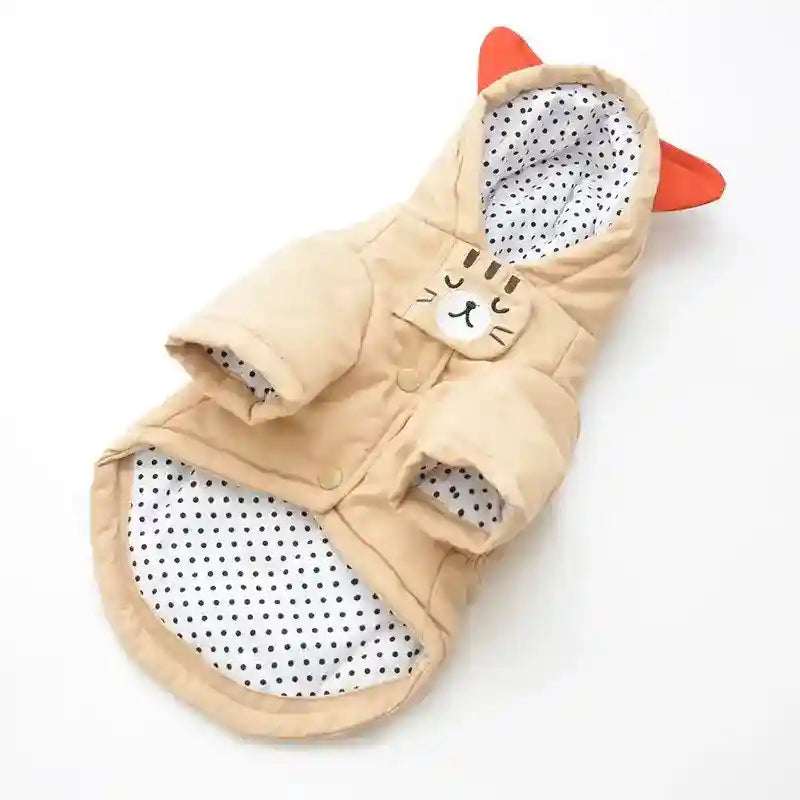 Cappottino per Cani "Trinity" con Cappuccio e Orecchie Buffe – Eleganza e Comfo by Innopet