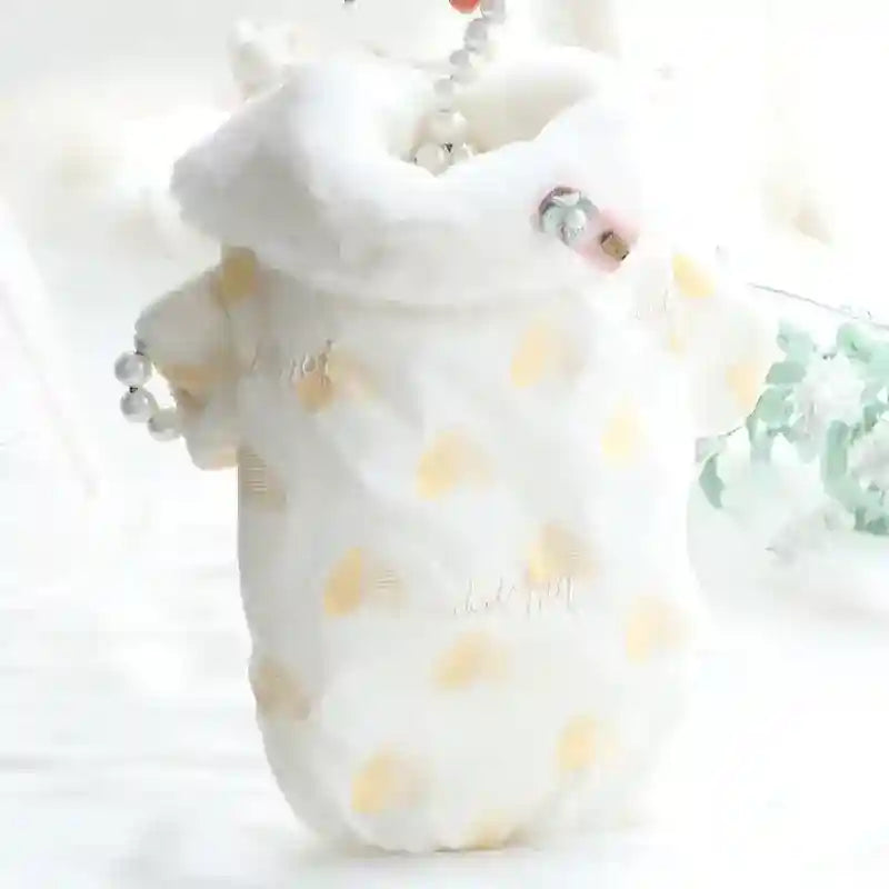 Cappottino per Cani "DogLove" con Bottoni e Colletto Alto by Dog Moda