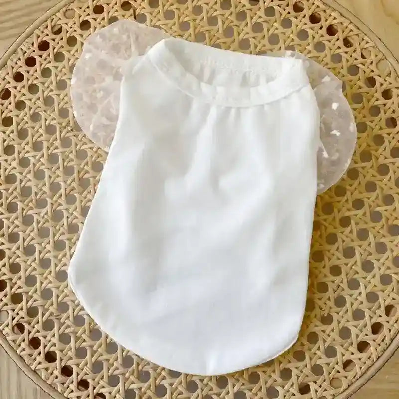 Vestitino Elegante per Cani con Maniche in Tulle - Dog Moda