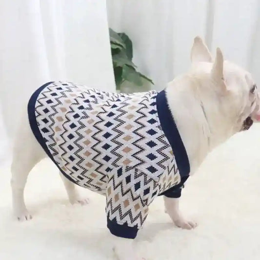 Cardigan per cani e Bulldog "Missoni" by Dog Moda