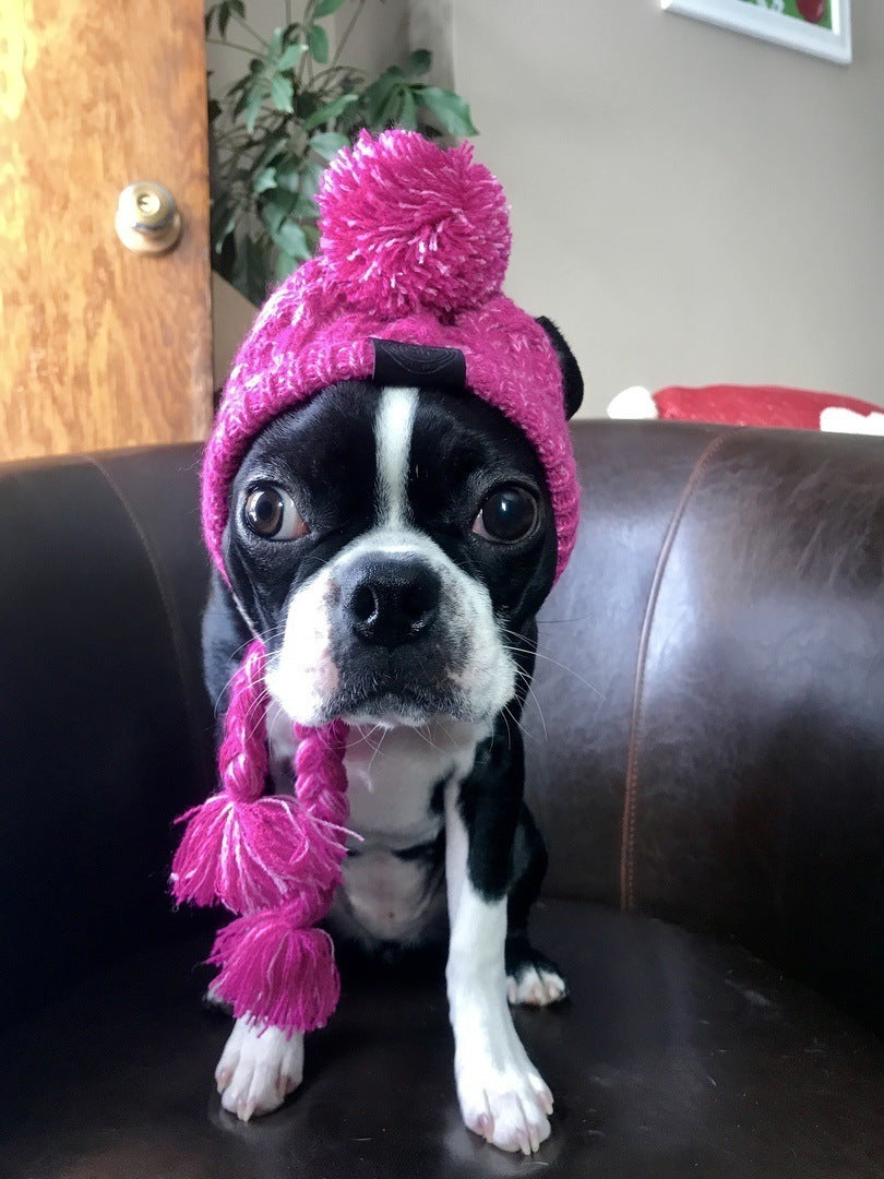 Cappello in Lana per Cani Piccola Taglia "Saint Moritz" - Eleganza e Comfort Invernale