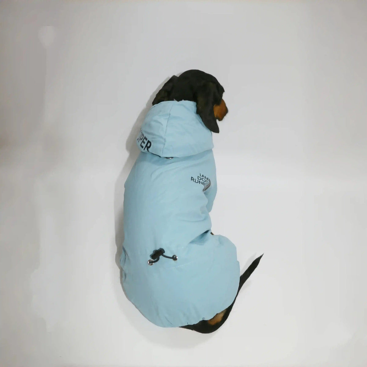 Cappotto per Bassotto “Running” con Cappuccio e Pile by Dog Moda