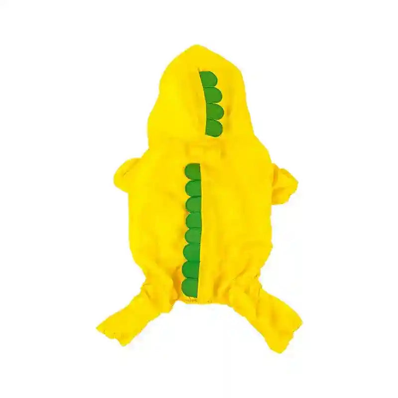 Impermeabile per Cani Giallo con Visiera "Dino" – Protezione e Stile per il Tuo Amico a Quattro Zampe by Dog Moda