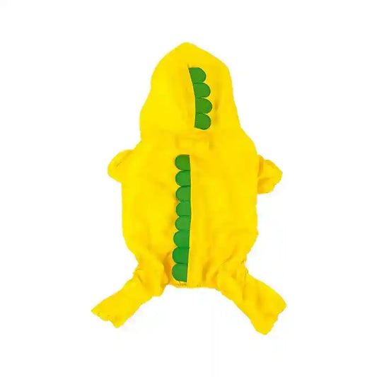Impermeabile per Cani Giallo con Visiera "Dino" – Protezione e Stile per il Tuo Amico a Quattro Zampe by Dog Moda