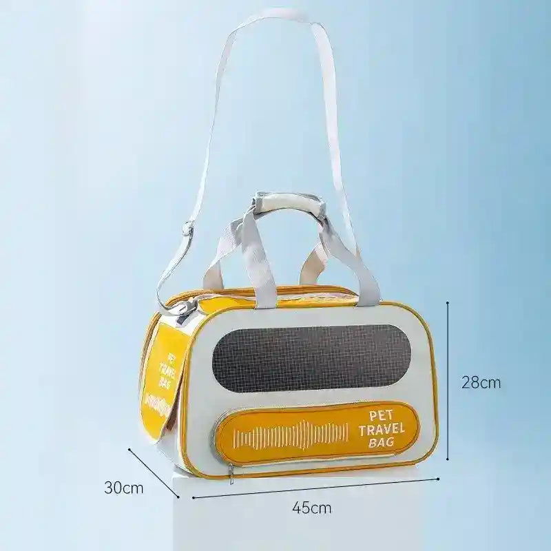 Trasportino Cani Ventilato con Rete Antigraffio Tracolla by Dog Moda