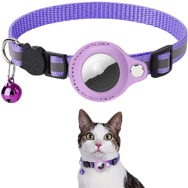 Collare Riflettente per Gatti e Cani con Alloggio AirTag Apple – Localizza il Tuo Animale in Sicurezza!
