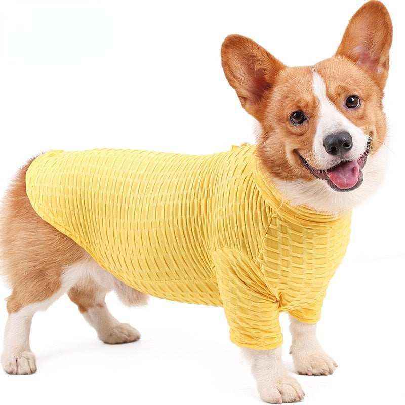 Maglietta per cani "Springfield" con collo alto elegante by Dog Moda