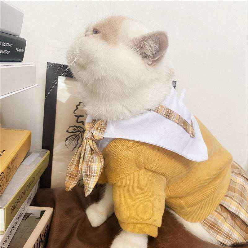 Vestito Elegante per Cani e Gatti "Collegge" - Stile Universitario by Dog Moda
