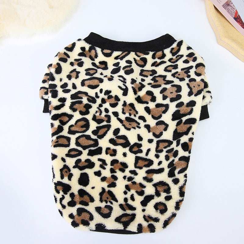 Felpa per Cani Bulldog Leopardata - Modello Savage - Dog Moda
