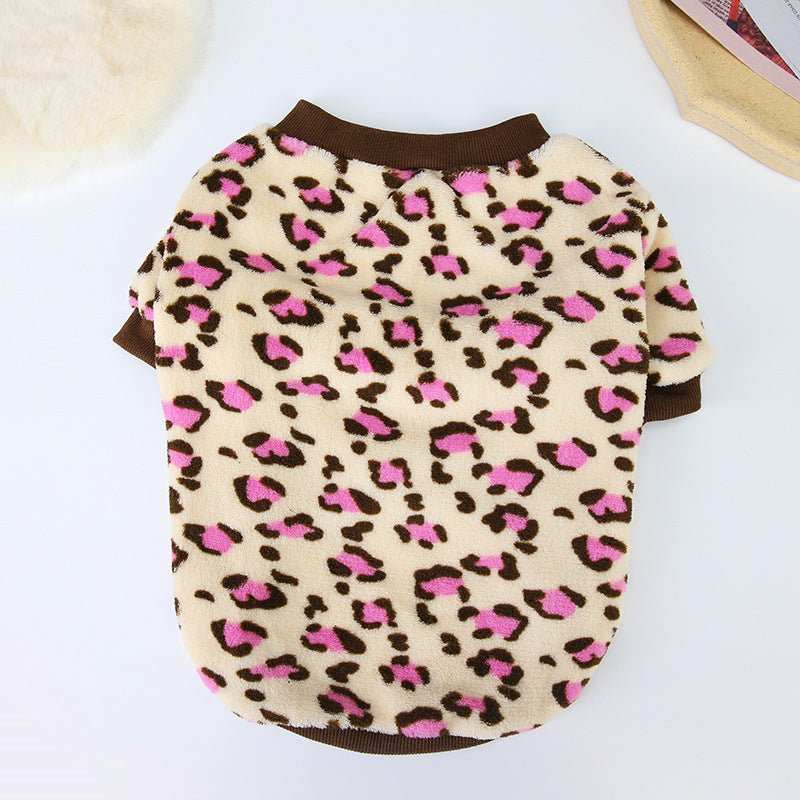Felpa per Cani Bulldog Leopardata - Modello Savage - Dog Moda