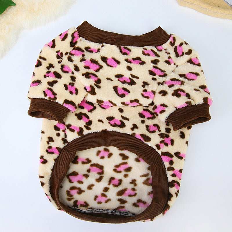 Felpa per Cani Bulldog Leopardata - Modello Savage - Dog Moda