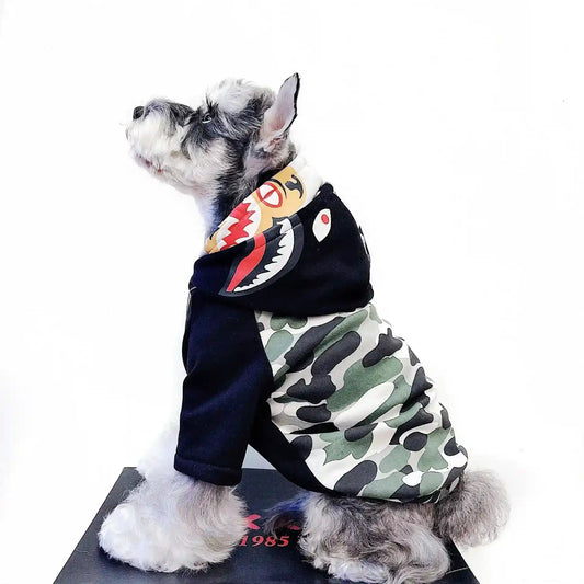 Felpa per cani con cappuccio e zampine "Street Art" - Dog Moda