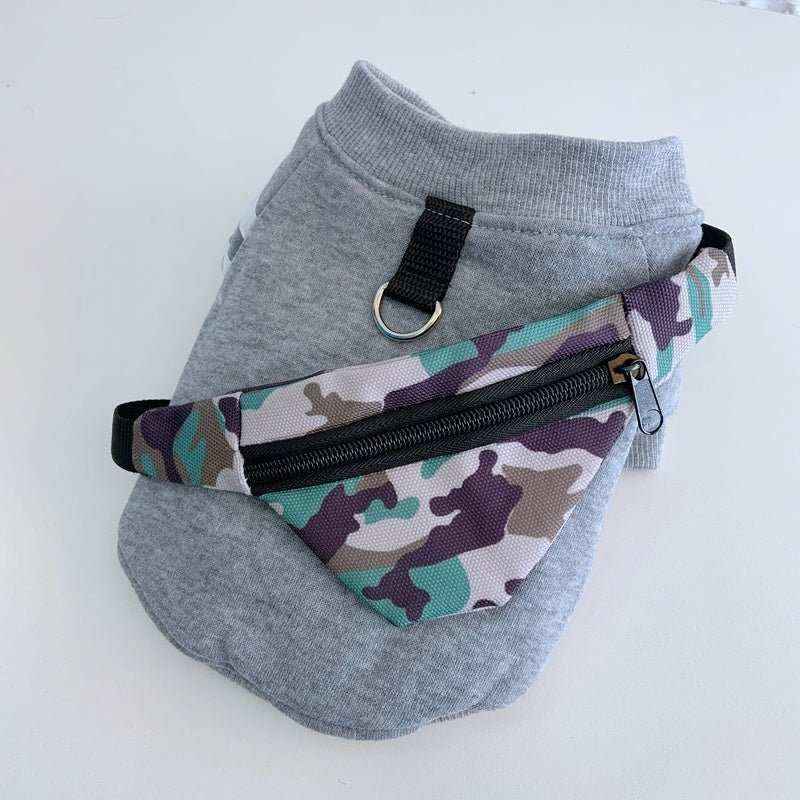 Felpa per Cani con Marsupio Rimovibile Modello "Sassy" - Dog Moda