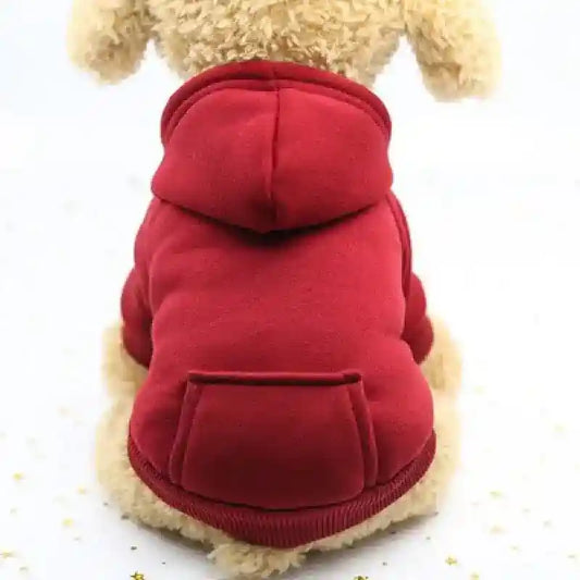 Felpa per cani in pile in tinta unita "Sidney" - Dog Moda