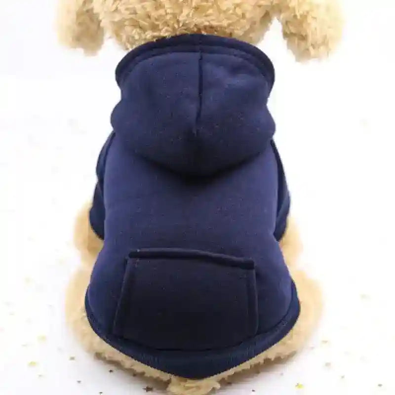Felpa per cani in pile in tinta unita "Sidney" - Dog Moda