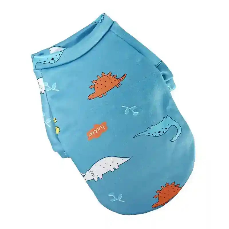 Felpa per Cani in Pile Modello "Spring" – Libertà e Comfort con Fantasie Colorate - Dog Moda