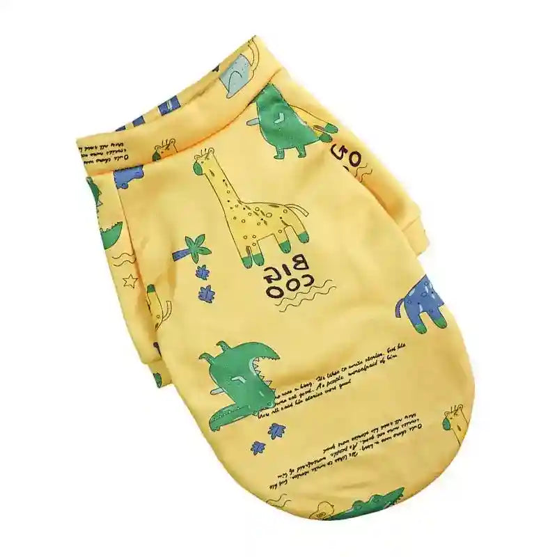 Felpa per Cani in Pile Modello "Spring" – Libertà e Comfort con Fantasie Colorate - Dog Moda