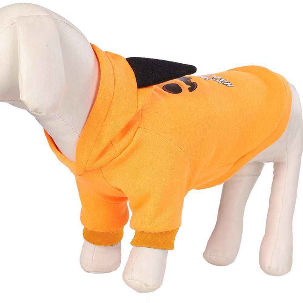Felpa per cani nera con cappuccio "Halloween" - Dog Moda
