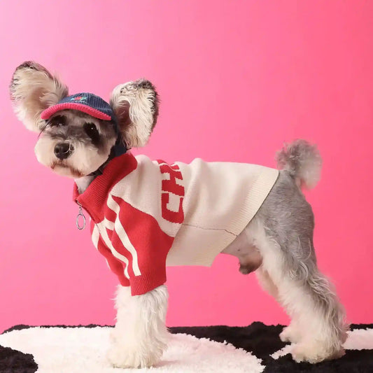 Felpa SportyPaw - Stile Baseball per Cani - Dog Moda