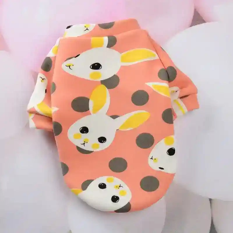 Felpina per Cani in Pile "Simba" – Fantasie Colorate con Mezze Maniche - Dog Moda