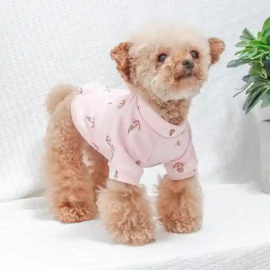 Felpina per Cani in Pile "Simba" – Fantasie Colorate con Mezze Maniche - Dog Moda